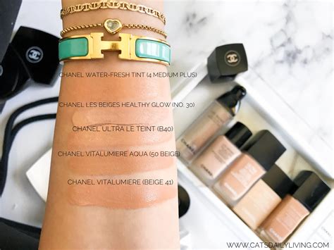 les beiges eau de teint swatches|chanel les beiges tint.